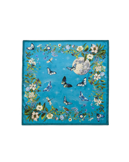 Fable England Midnight Garden Medium Square Scarf