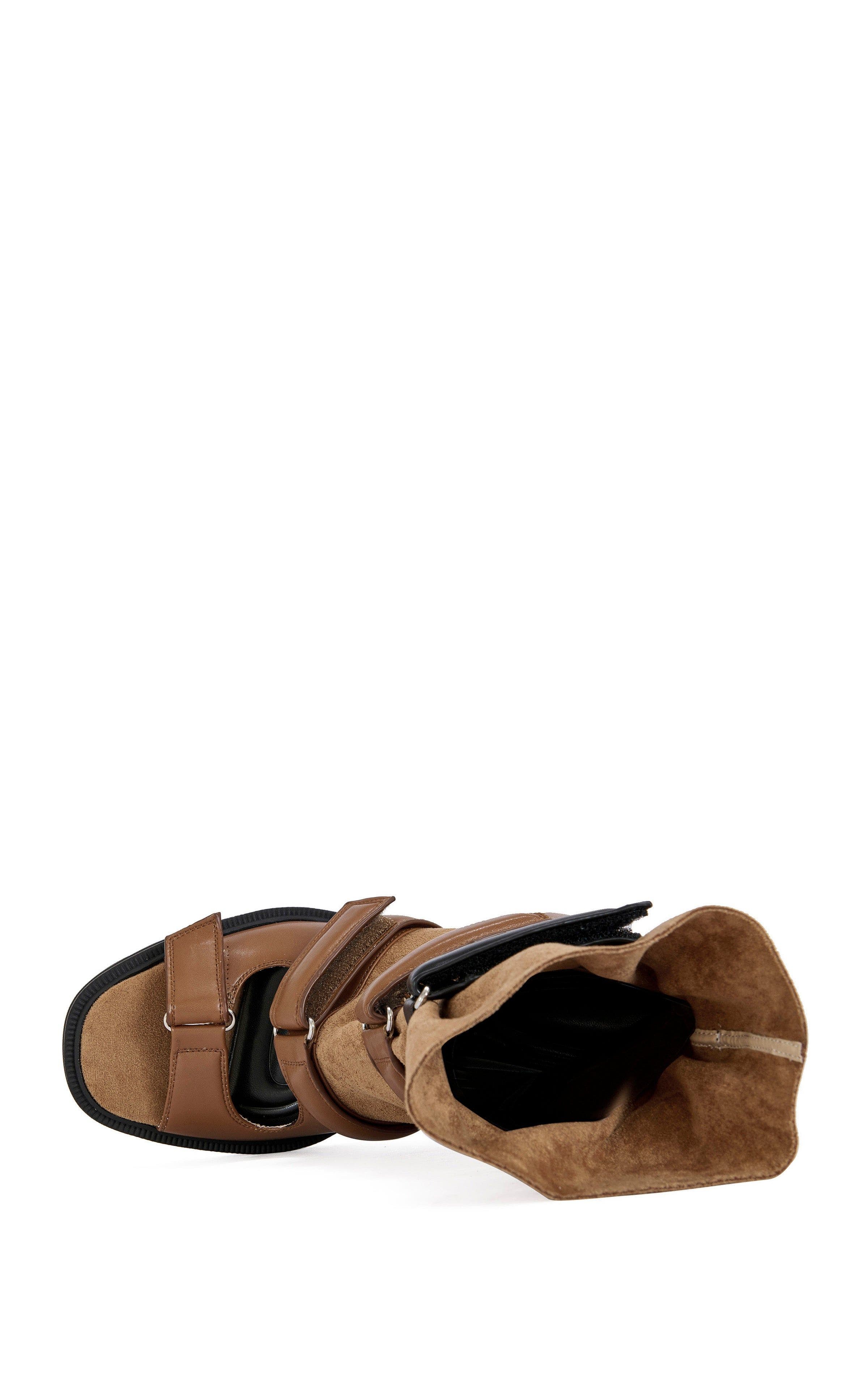 AZALEA WANG Thierry Block Bootie, Alternate, color, Tan