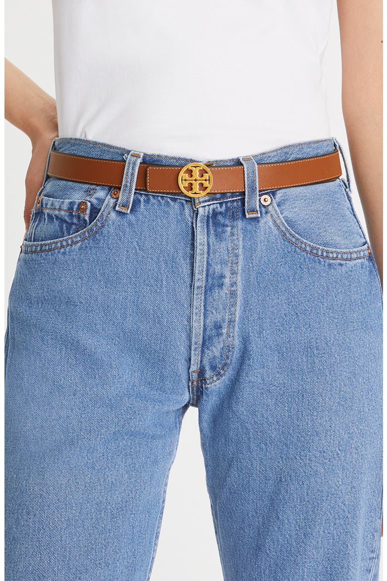 Miller 1-Inch Reversible Logo Belt, Alternate, color, BLACK / CLASSIC CUOIO / GOLD