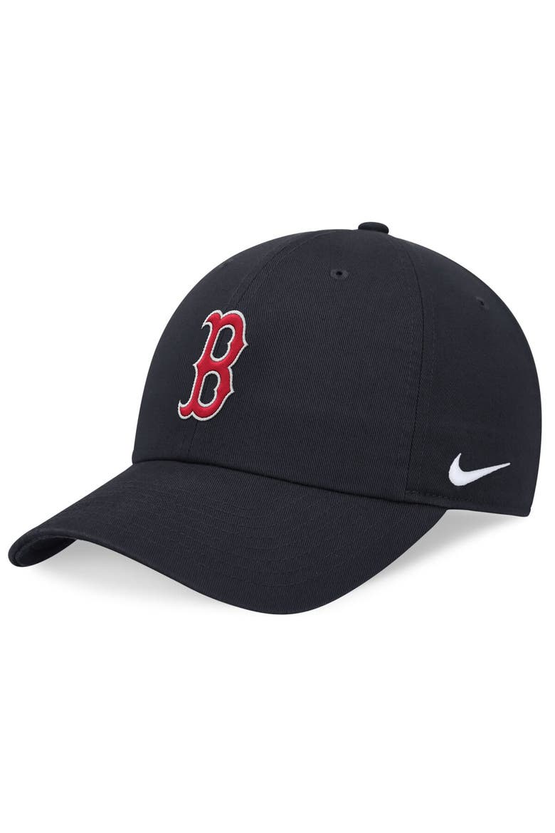 Men's Nike Navy Boston Red Sox Evergreen Club Adjustable Hat, Main, color, Navy