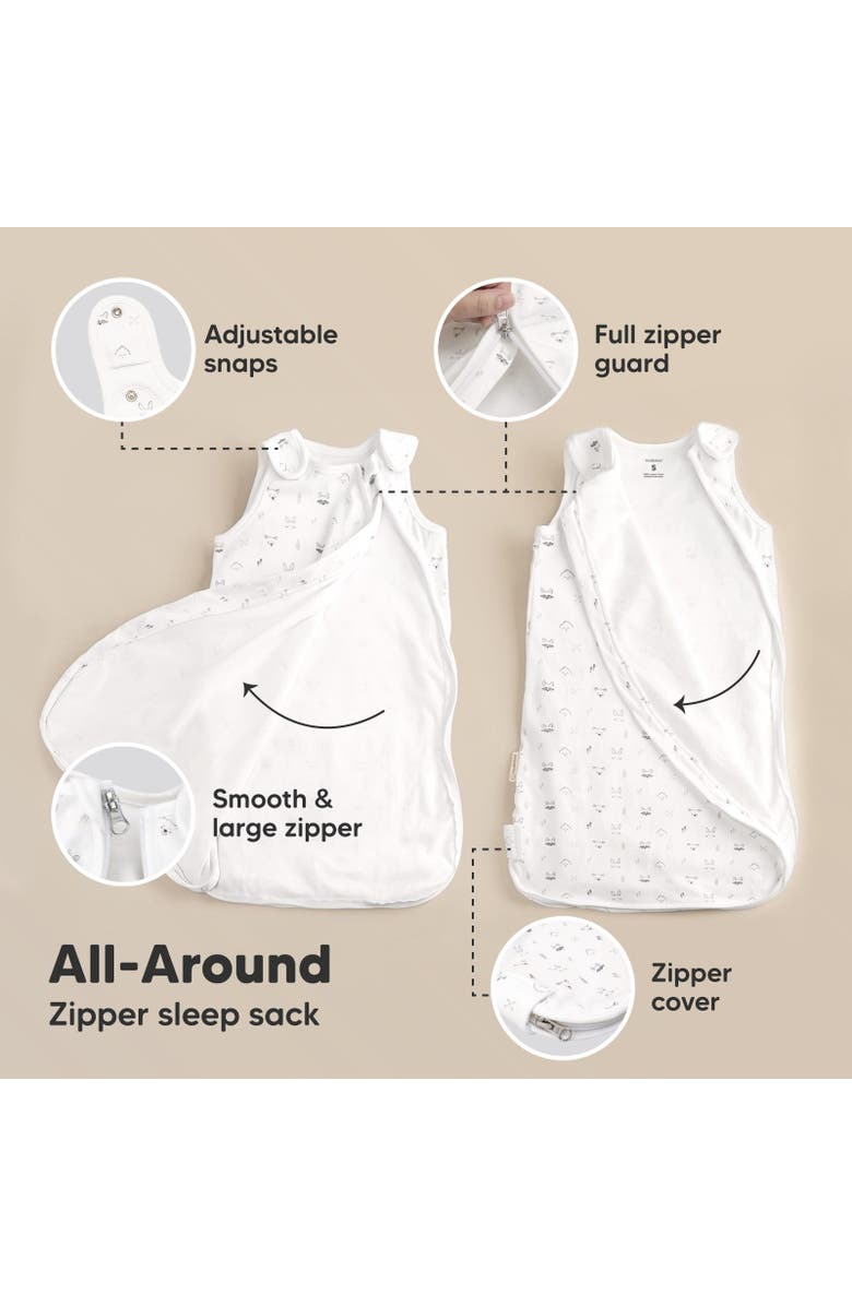 KeaBabies 2-Pack Soothe Sleep Sacks, Alternate, color, Nordic