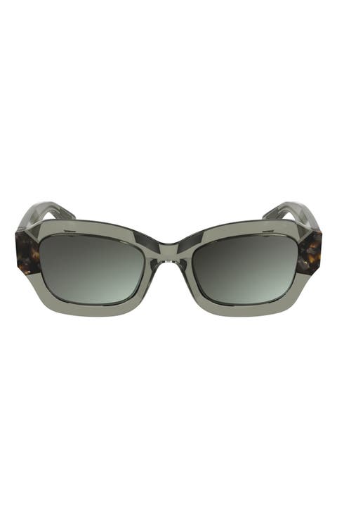 Heritage 50mm Cat Eye Sunglasses