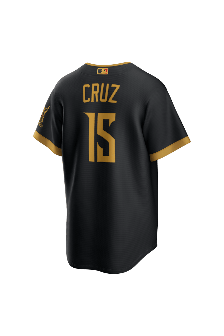 Men's Nike Oneil Cruz Black Pittsburgh Pirates 2026 City Connect Stadium Jersey, Alternate, color, Black
