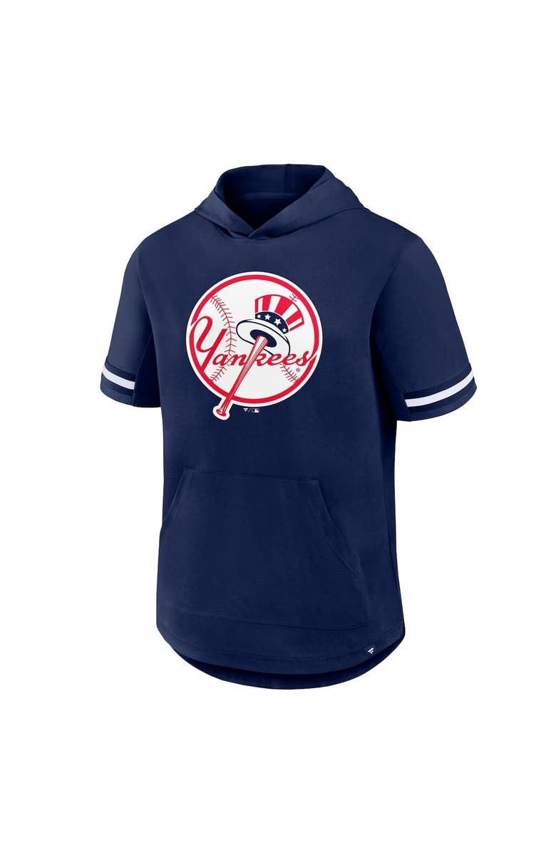 FANATICS Men's Fanatics Navy New York Yankees Optimal Play Hooded T-Shirt, Alternate, color, Navy