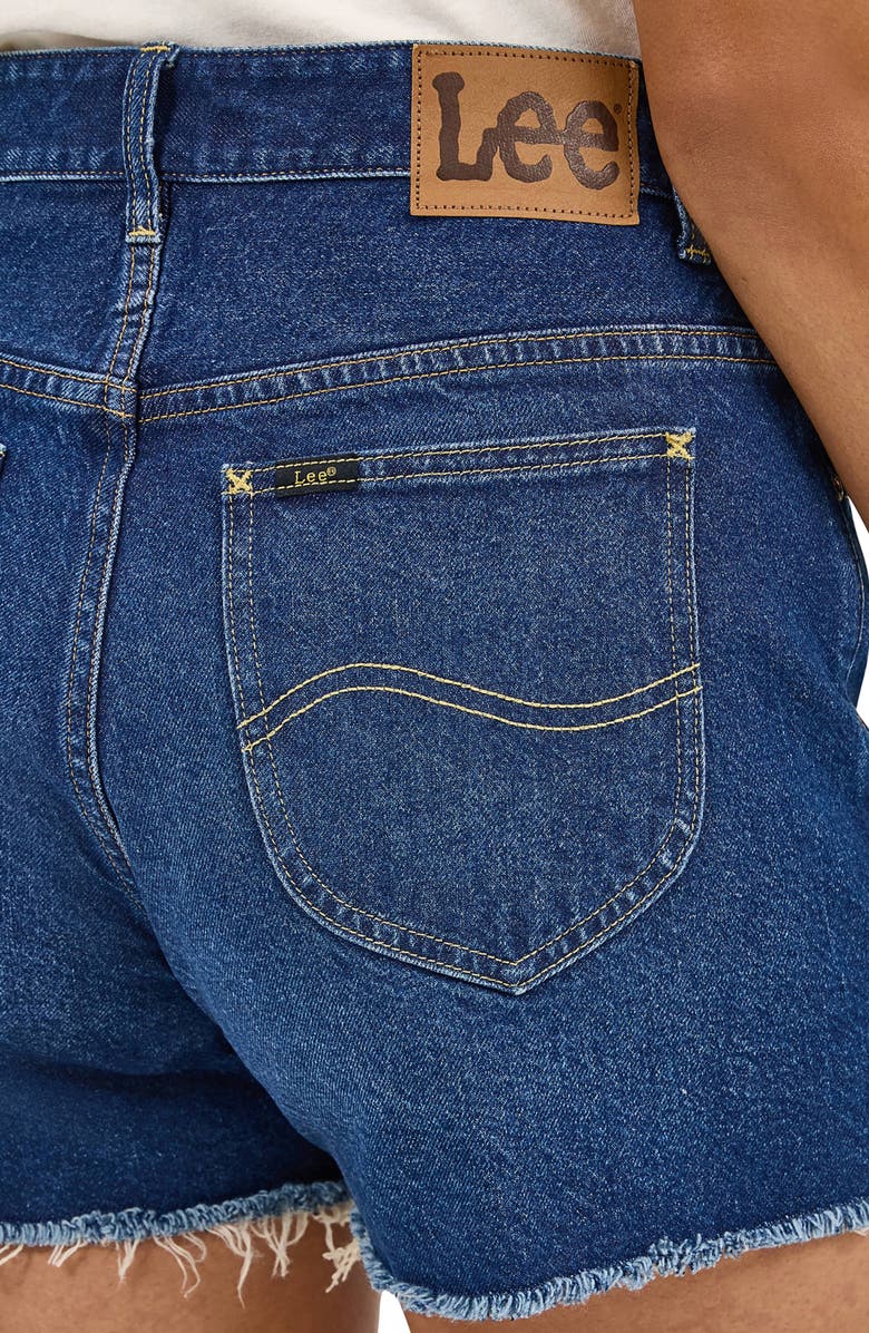 Lee 3-Inch Cutoff High Waist Denim Shorts, Alternate, color, Into The Void