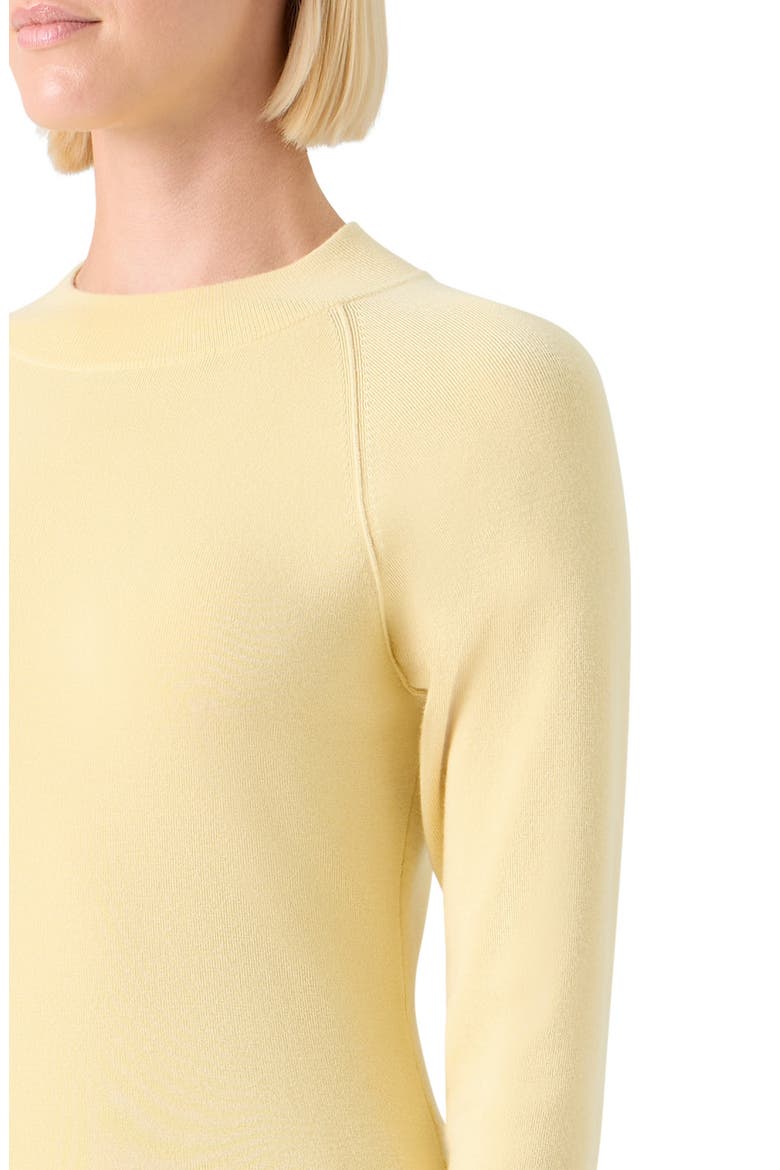 Cashmere & Silk Mock Neck Sweater, Alternate, color, SUN