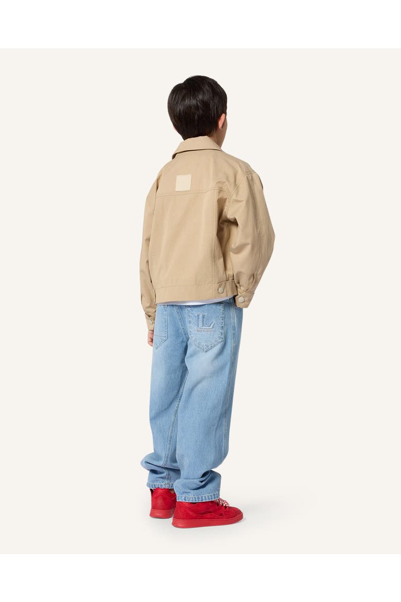 Kids Twisted Stitch Denim Pants, Alternate, color, Blue
