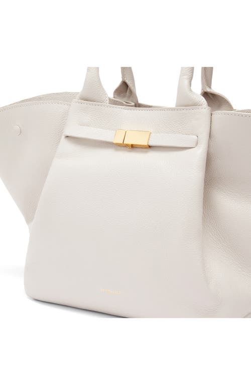 Demellier The Midi New York Tote Bag In Off White