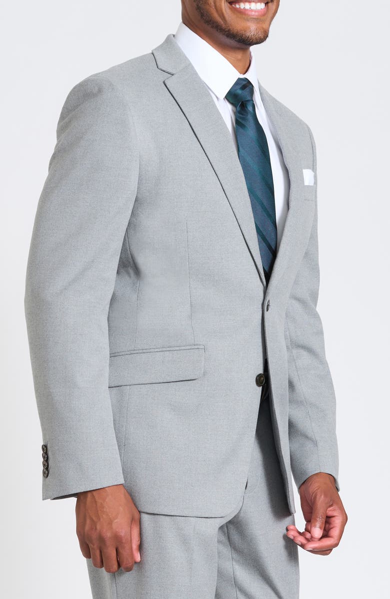 SAVILE ROW CO Knit Suit, Alternate, color, Grey