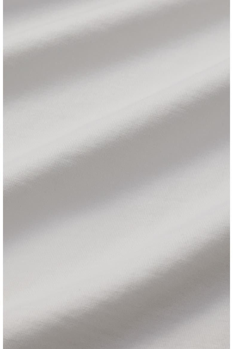 Luxe Stretch Jersey Slim Turtleneck, Alternate, color, White