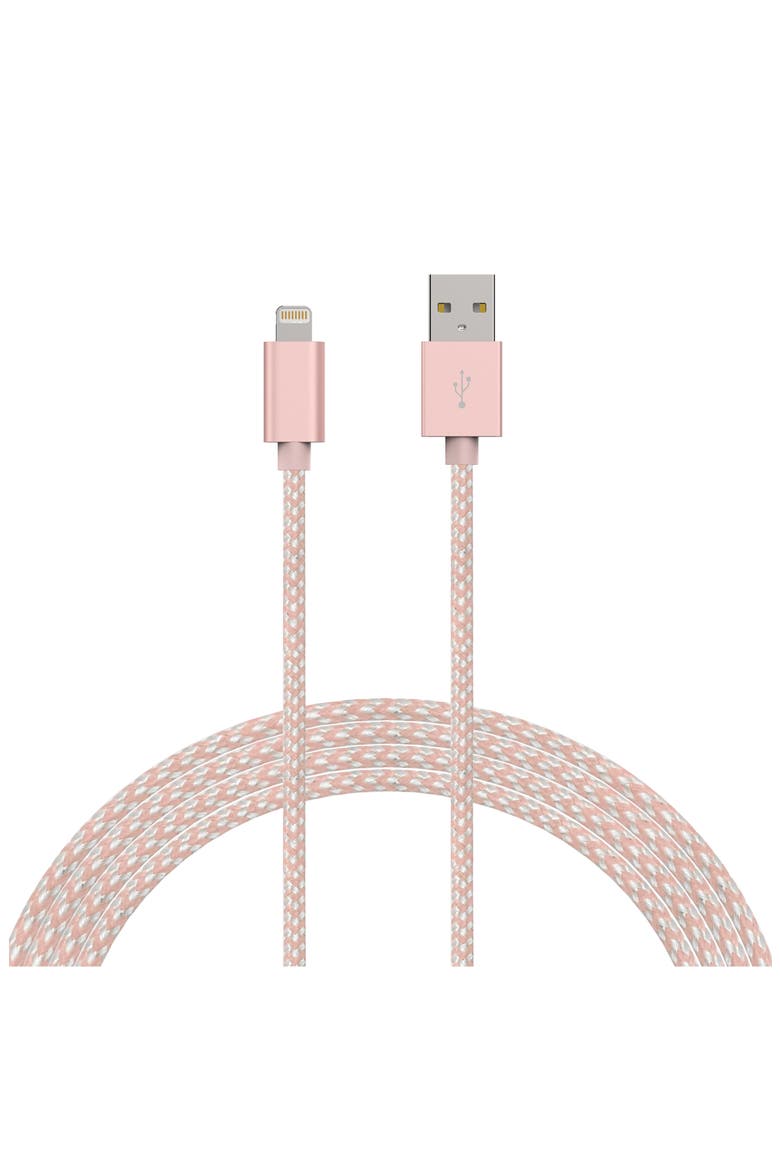 10 ft. 3-Pack MFI Lightning Cables, Alternate, color, ROSE GOLD