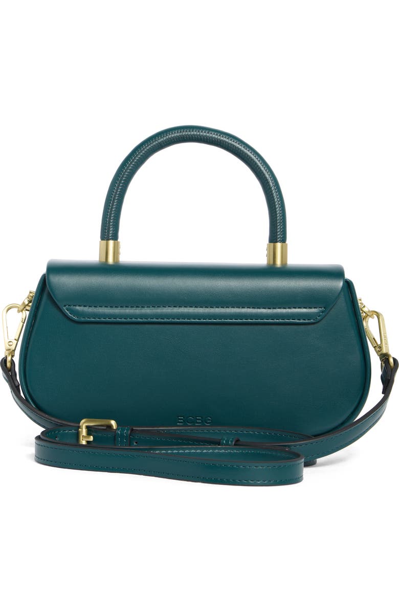 BCBG Asymmetric Flap Top Handle Bag, Alternate, color, Jade Green