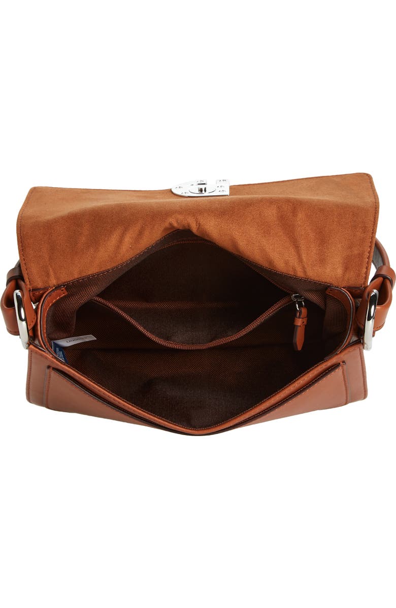 Cole Haan Mini Leather Shoulder Bag, Alternate, color, New British Tan