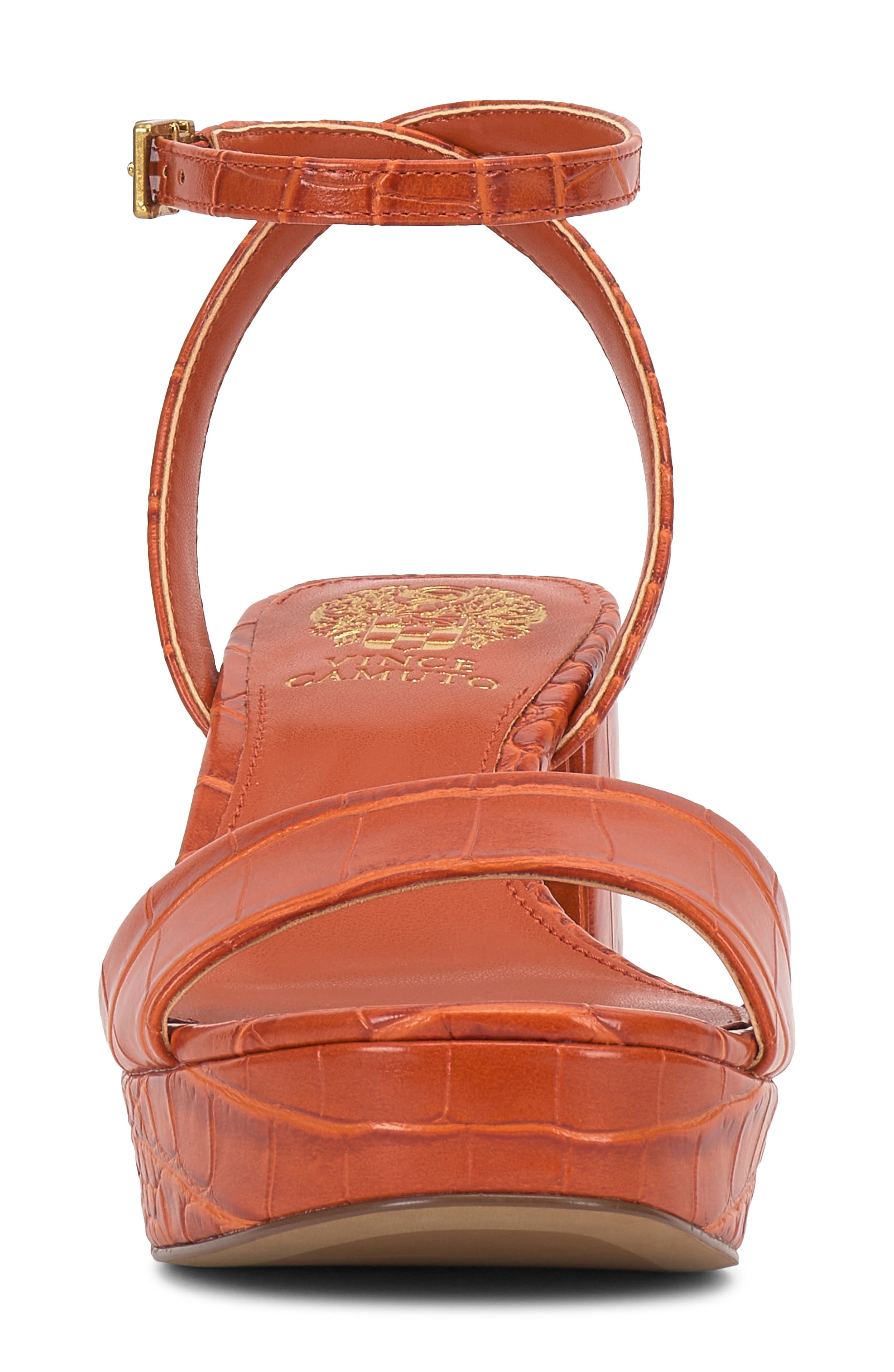 Pendreya Platform Sandal, Alternate, color, SUNSET