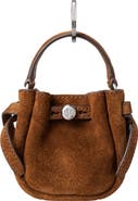 Tory Burch Romy Suede Bucket Key Fob