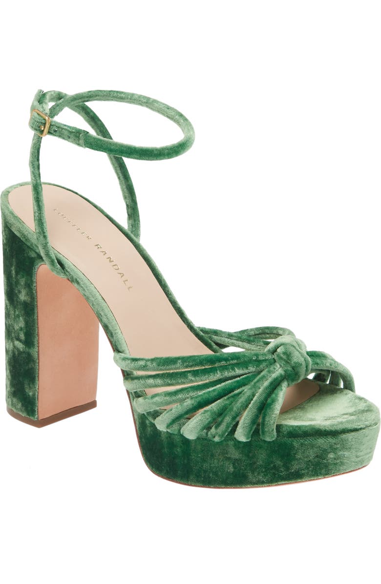 Loeffler Randall Rivka Ankle Strap Platform Sandal, Main, color,