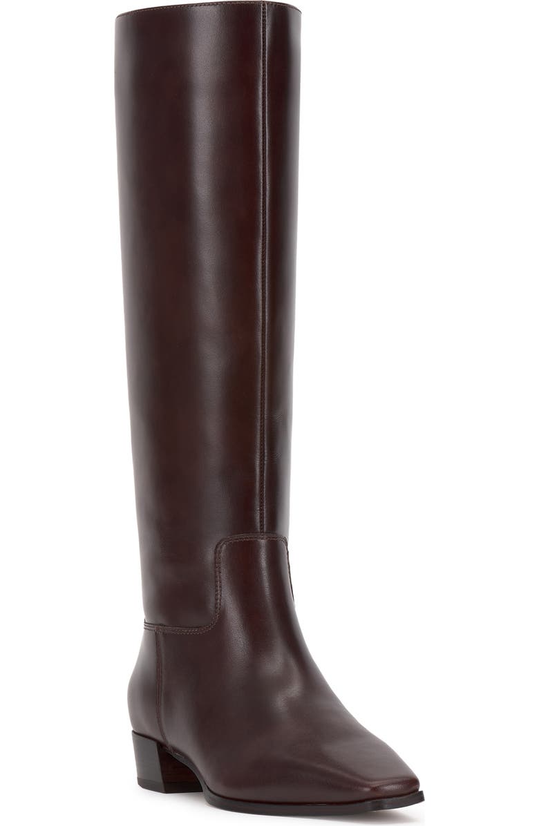 Vince Camuto Pavla Knee High Boot, Main, color, Rich Mahogany