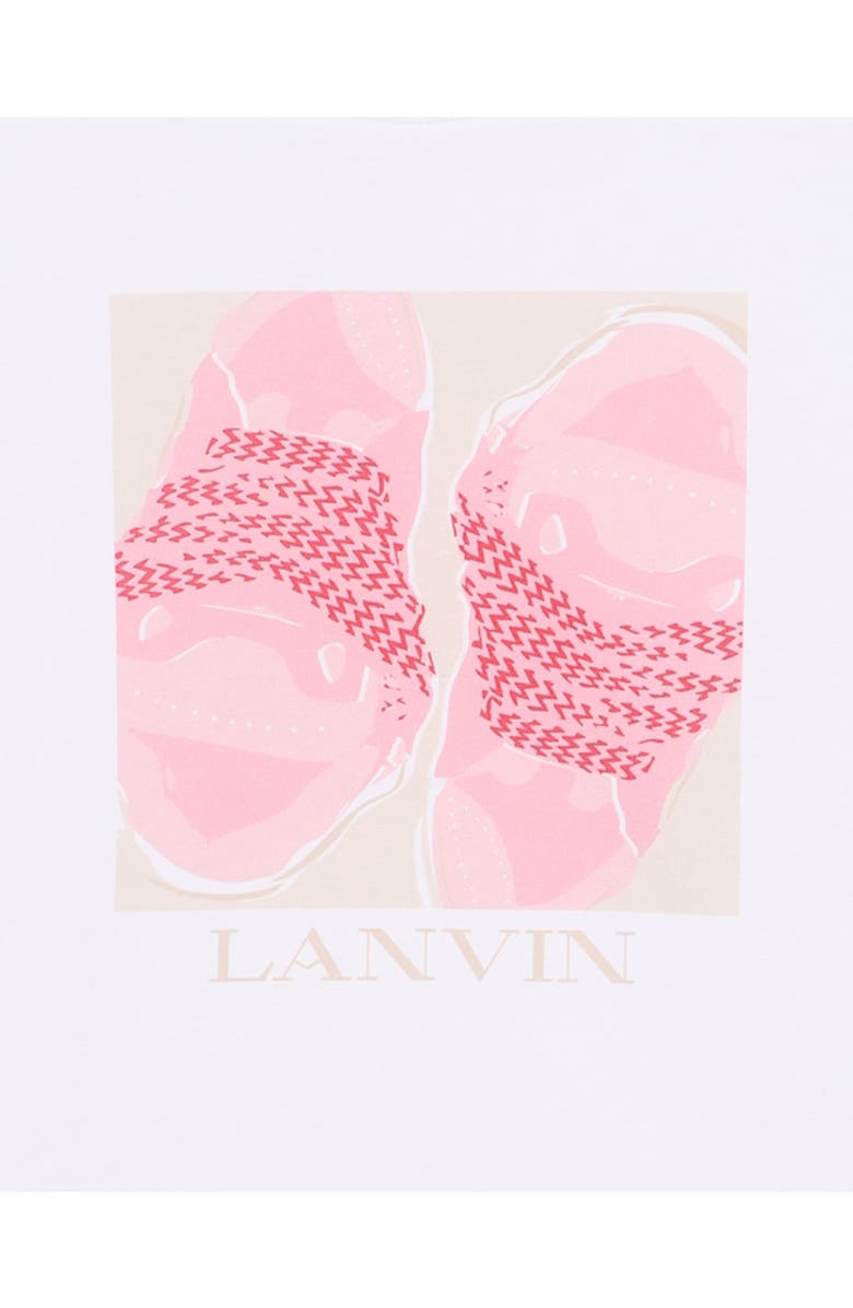Lanvin Kids Curb Graphic Cotton T-Shirt, Alternate, color, Optic White
