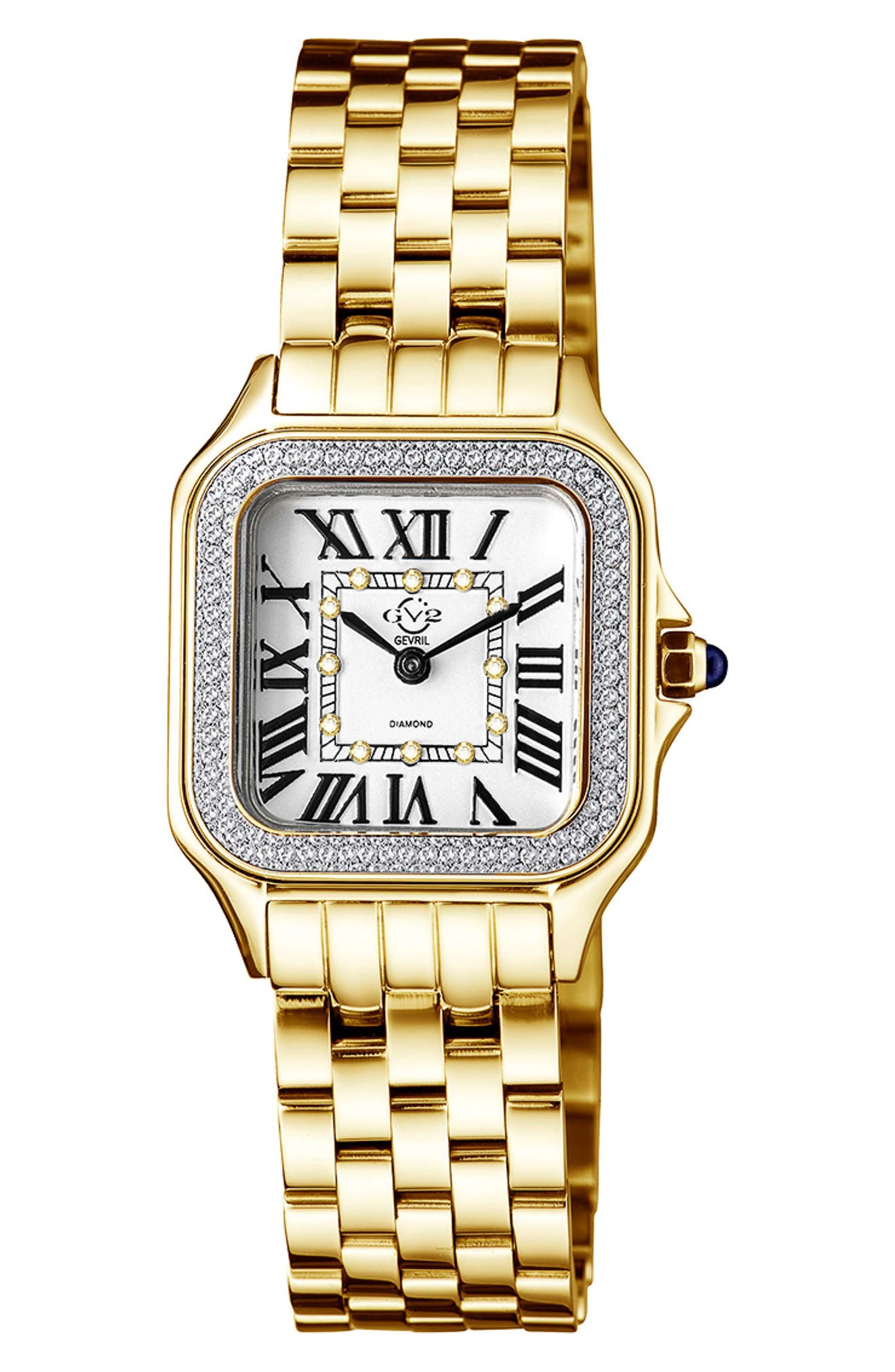 GV2 Women&#39;s Milan Diamond Dial Bracelet Watch, 27.5mm
