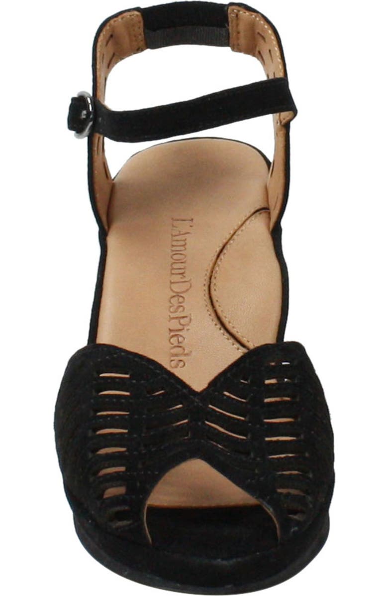 L'Amour des Pieds Oanez Wedge Sandal, Alternate, color,