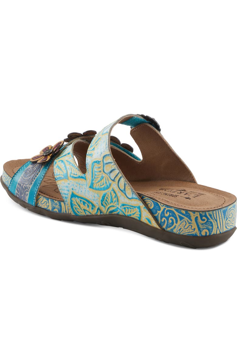 L'Artiste by Spring Step Caelana Sandal, Alternate, color, Turquoise Multi