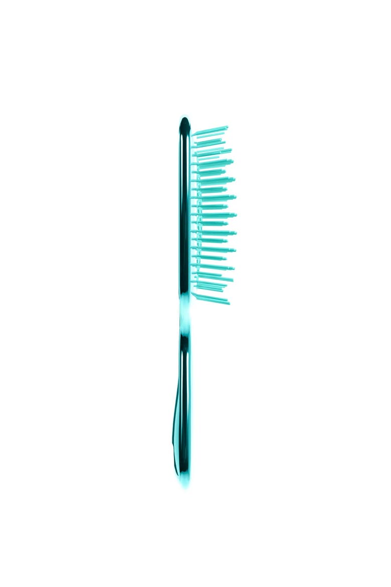 Detangling Brush, Alternate, color, Teal Aurora Borealis