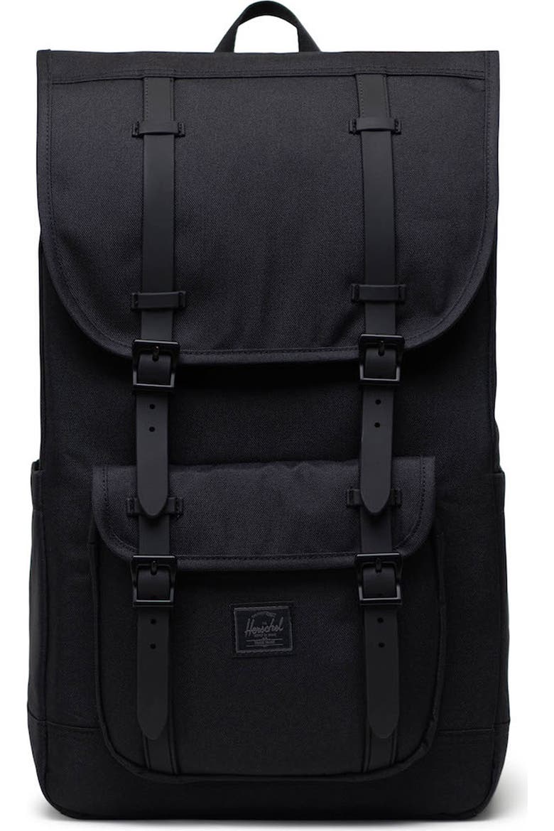 herschel backpack black rubber Supply Co.: Lennox Poly (Black Rubber) Extra Butter and comfort Herschel Supply Co.: Little America