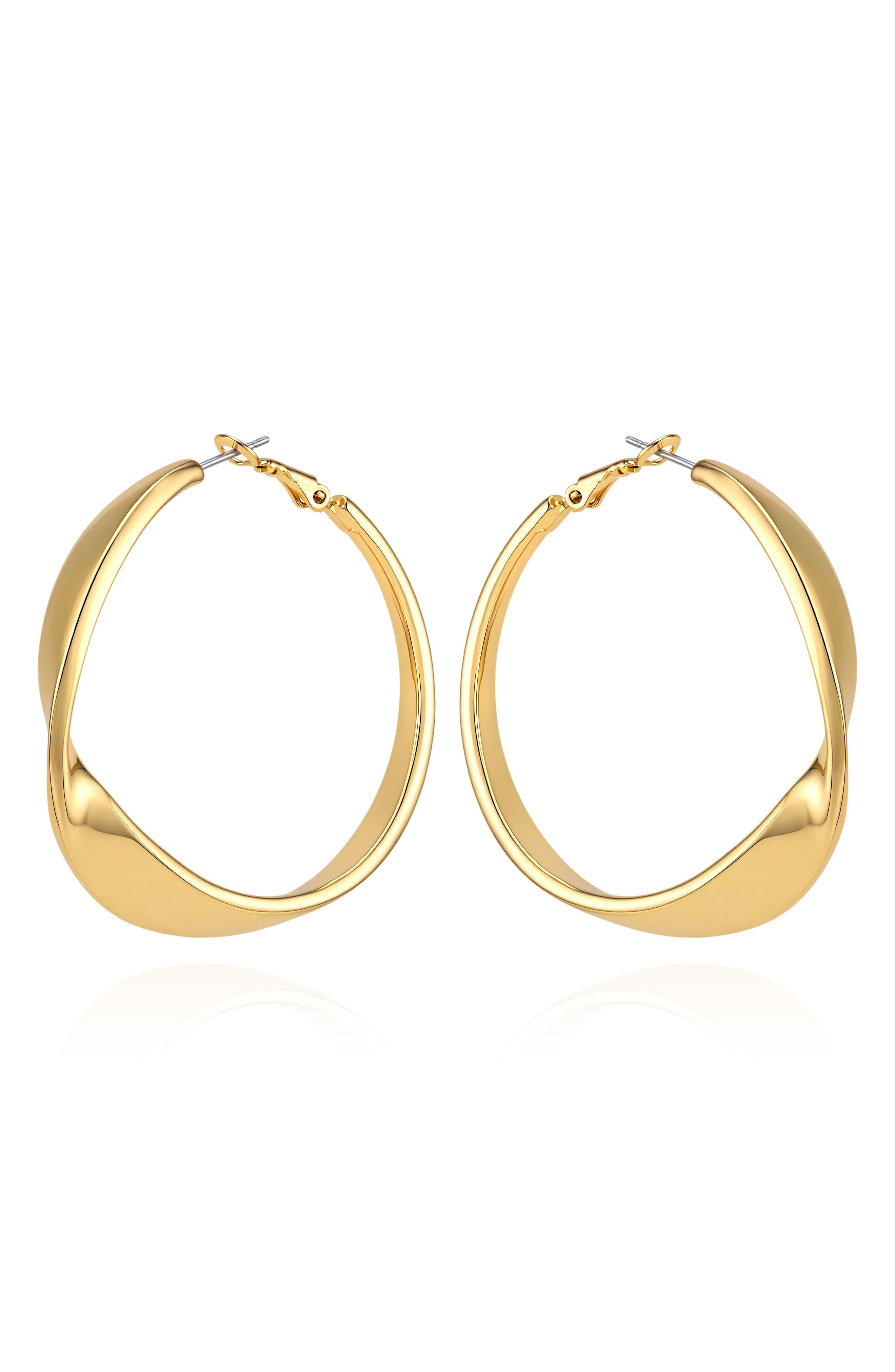Twisted Hoop Earrings