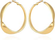 Vince Camuto Twisted Hoop Earrings