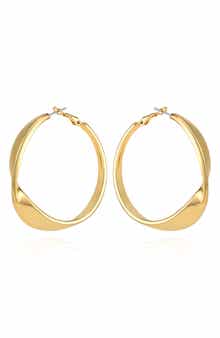 Twisted Hoop Earrings