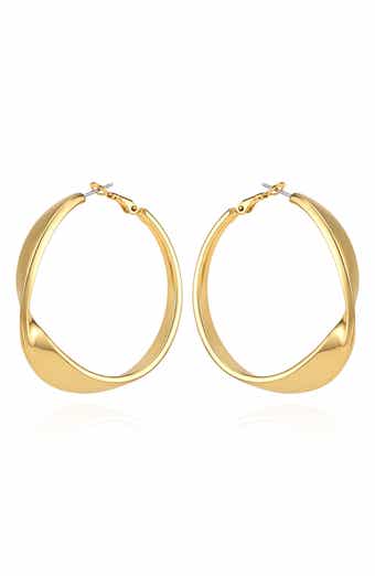 Twisted Hoop Earrings