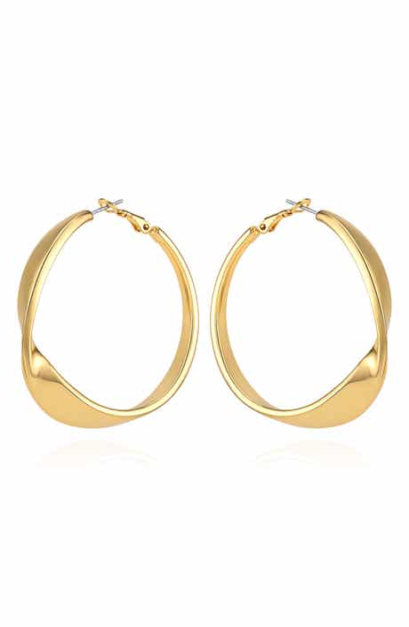 Twisted Hoop Earrings