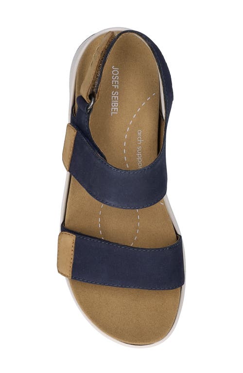 Josef Seibel Estelle Slingback Platform Sandal In Ocean
