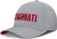 Nike Men's Nike  Gray Cincinnati Reds Primetime Rise Dri-FIT Flex Hat