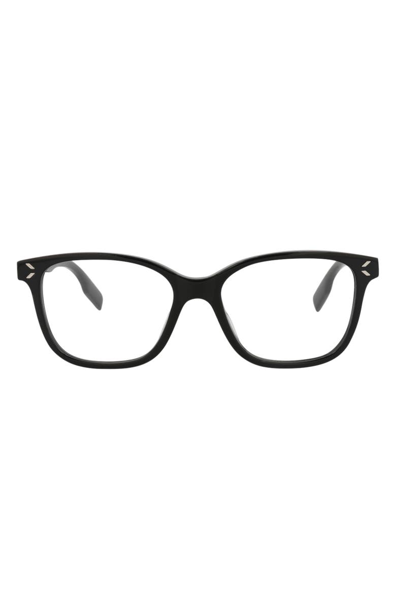 McQueen 51mm Square Optical Glasses, Main, color,