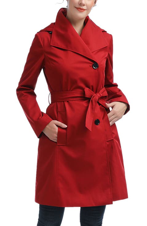 Elsa  Hooded Trench Coat