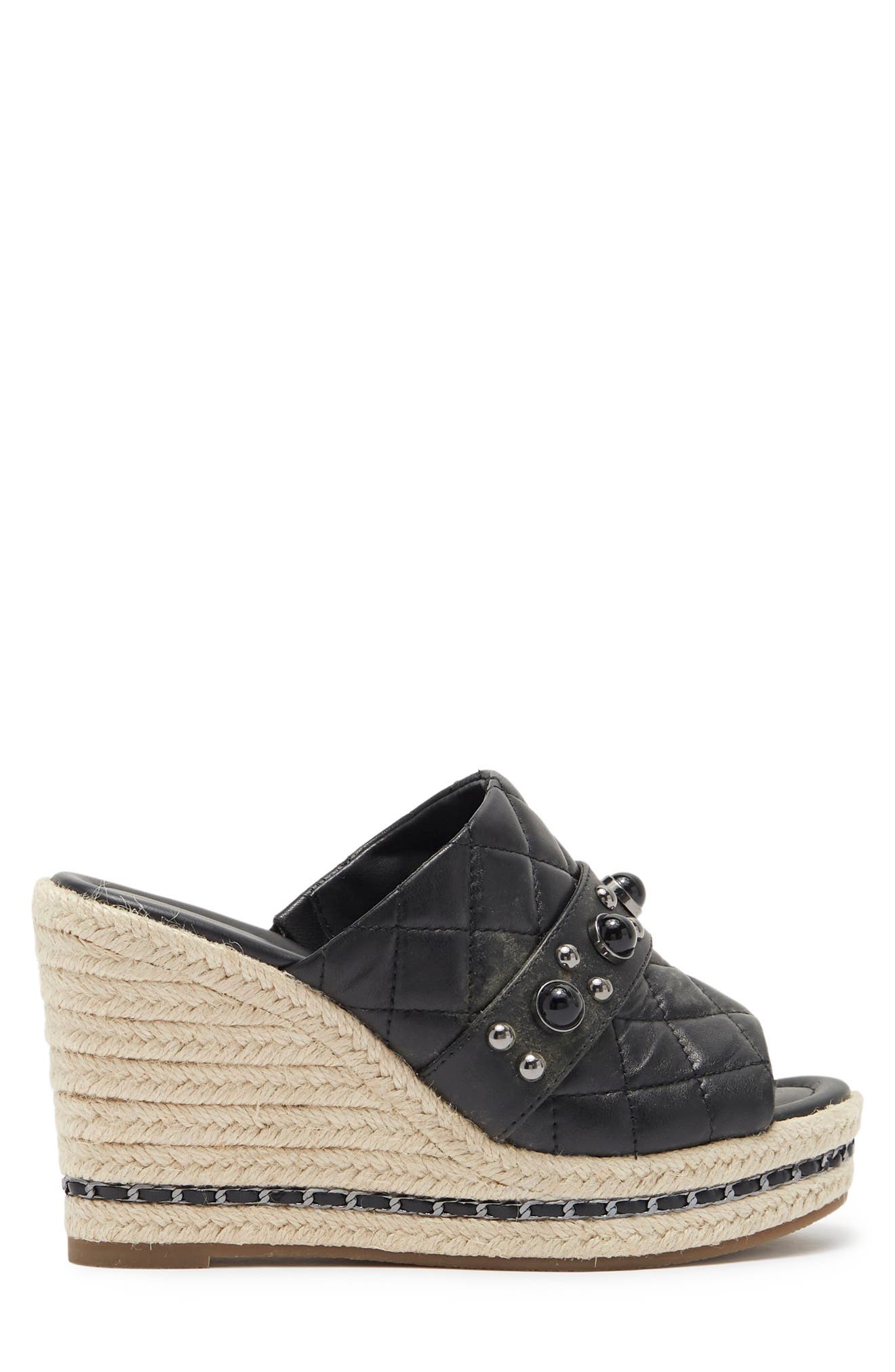 KARL LAGERFELD PARIS Camela Espadrille Wedge Sandal, Alternate, color, 