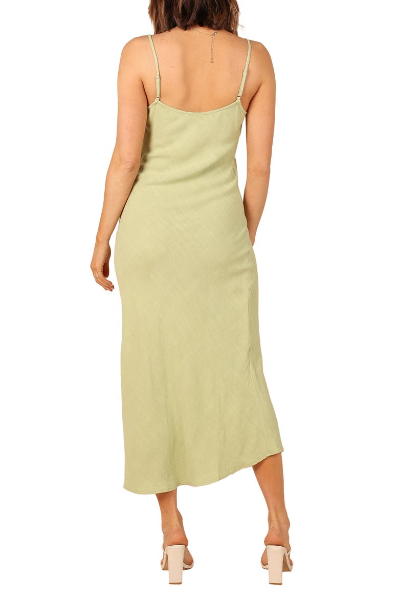Cecily Midi Slipdress, Alternate, color, SAGE