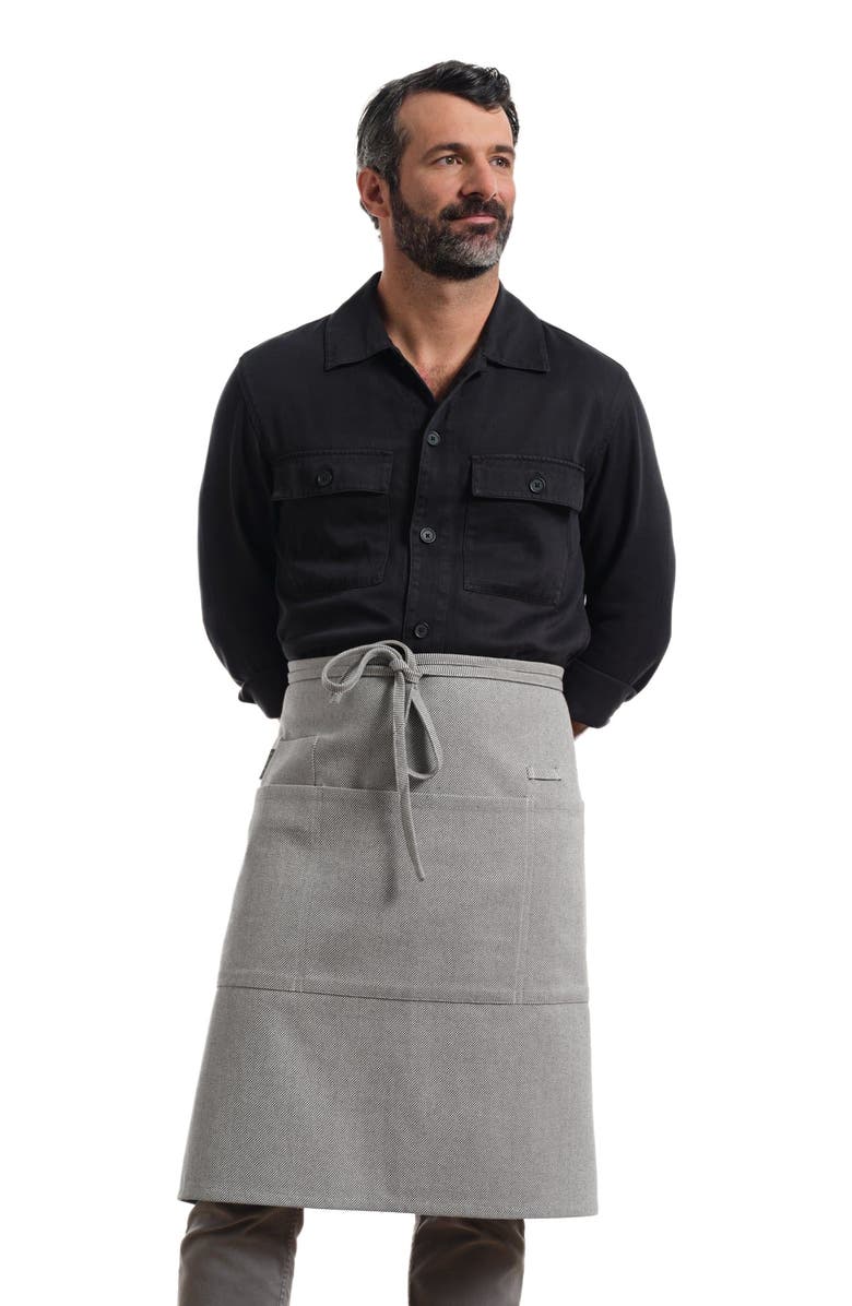 Meema Bistro Apron with Pockets - Heavy Twill, Main, color, Charcoal