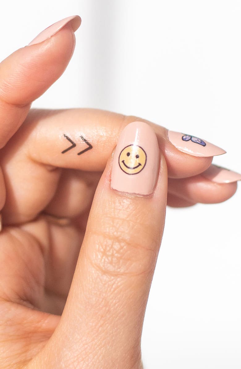 INKED by Dani Color Assorted Temporary Nail & Skin Art Tattoos, Alternate, color, 