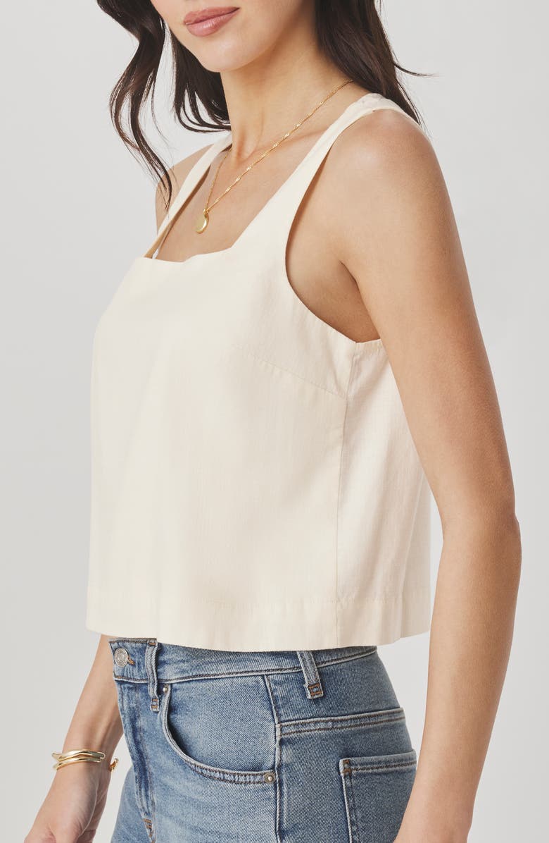 Splendid Valerie Square Neck Crop Tank, Alternate, color, 