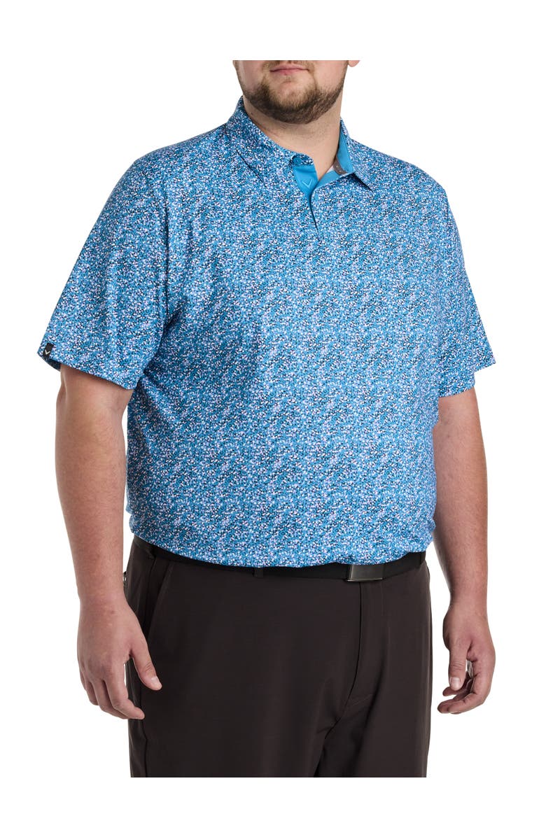 Callaway Big & Tall Confetti Performance Polo Shirt, Main, color, 