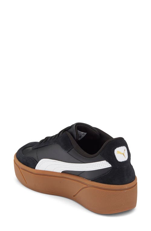 Puma Club Ii Era Platform Sneaker In Black
