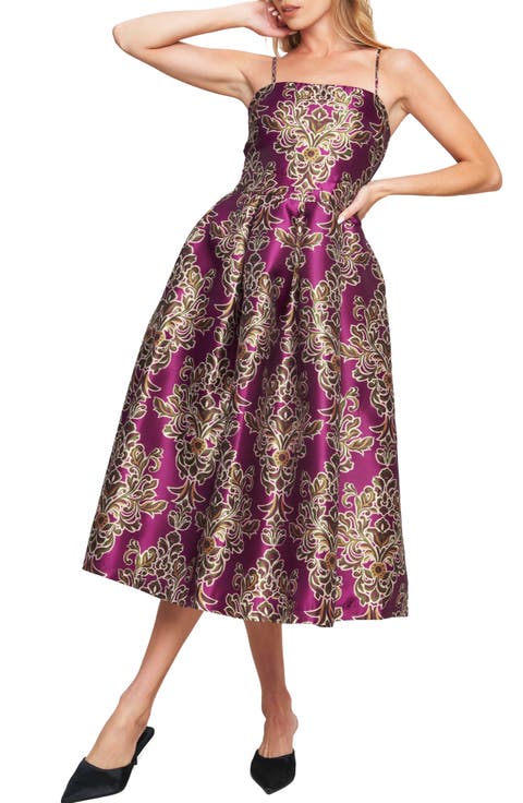 Print Midi Dress