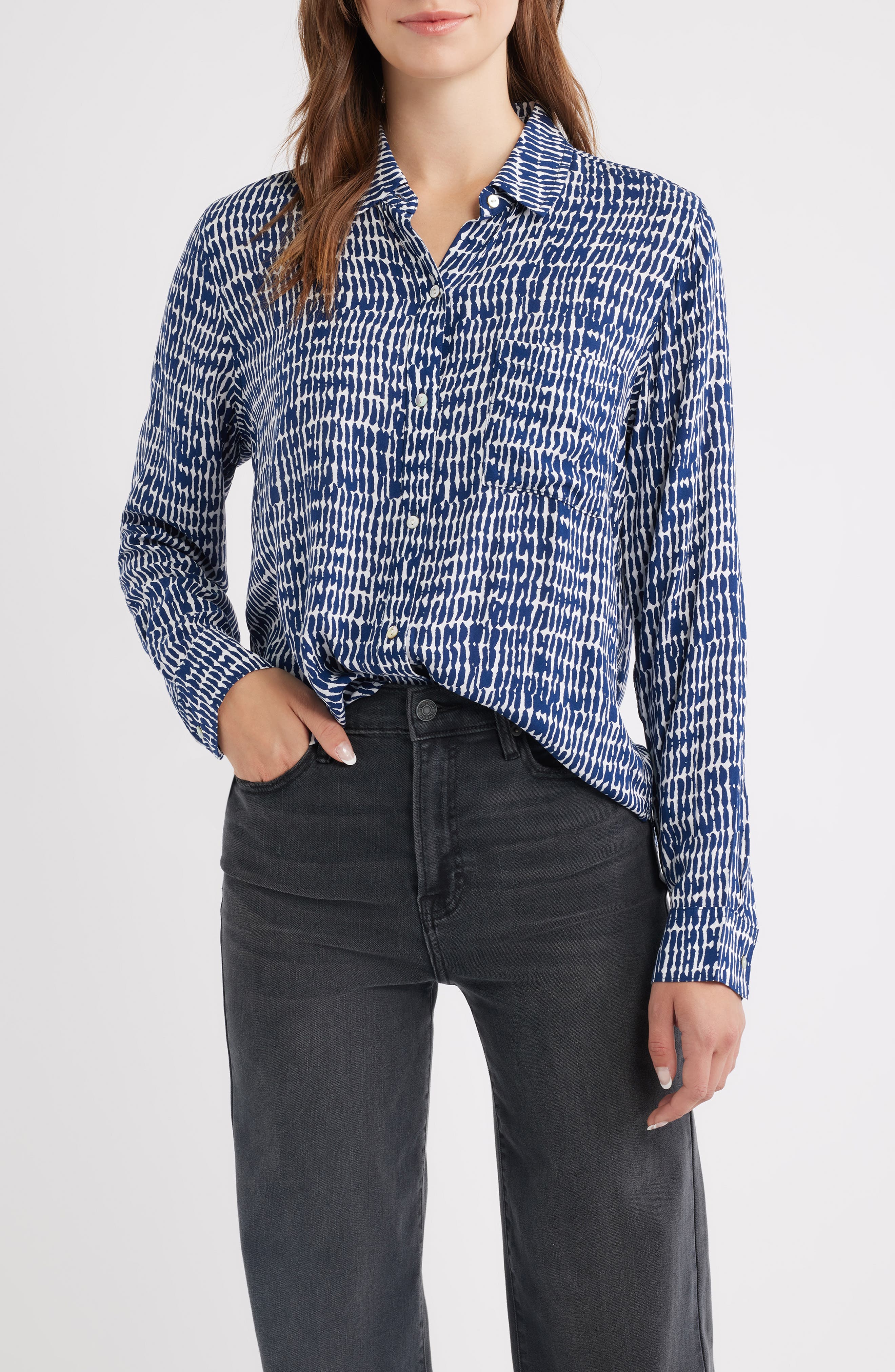 selected NAVY PEBBLED