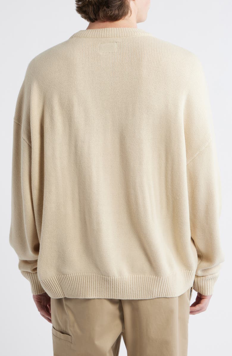 PacSun Tiger Crewneck Sweater, Alternate, color, Cream