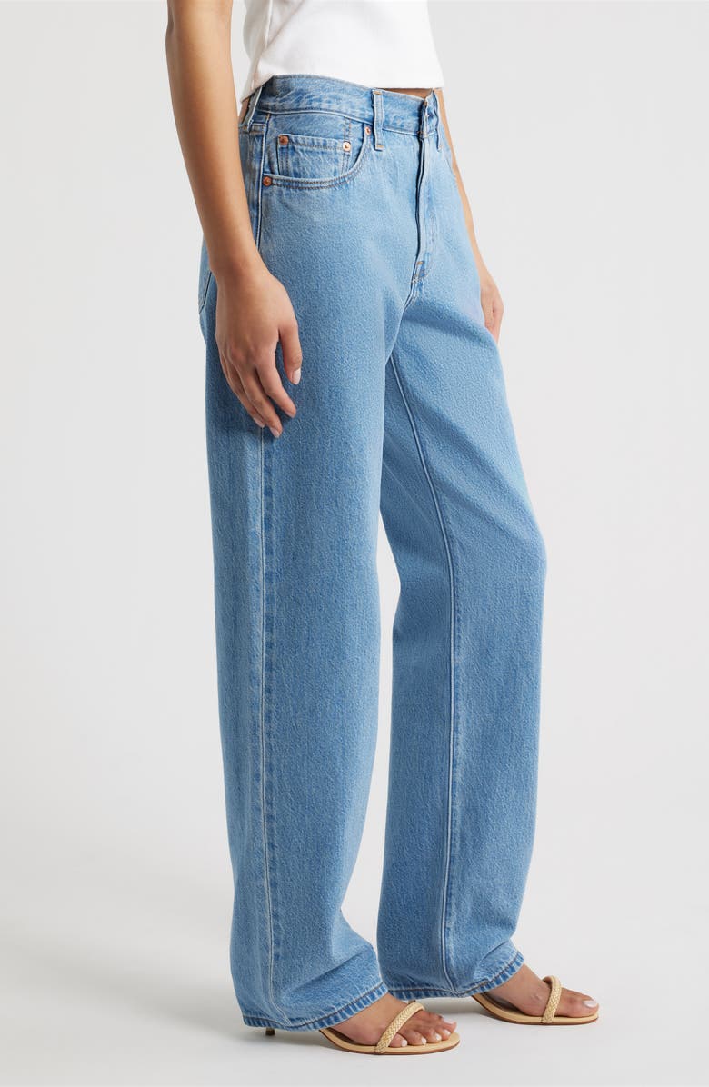 Levi's 501<sup>®</sup> '90s Lightweight Relaxed Straight Leg Jeans, Alternate, color, Stone Today Mid