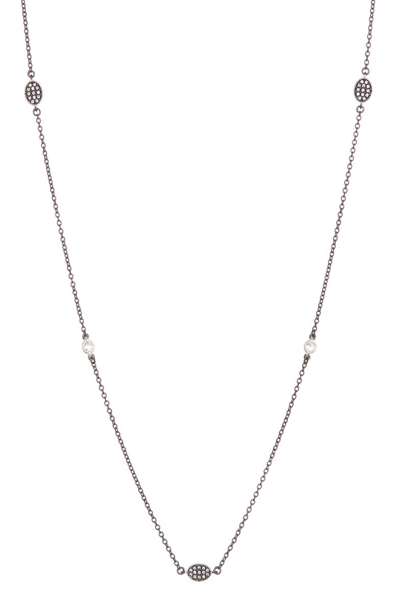 FREIDA ROTHMAN Oval Station Necklace, Main, color, 