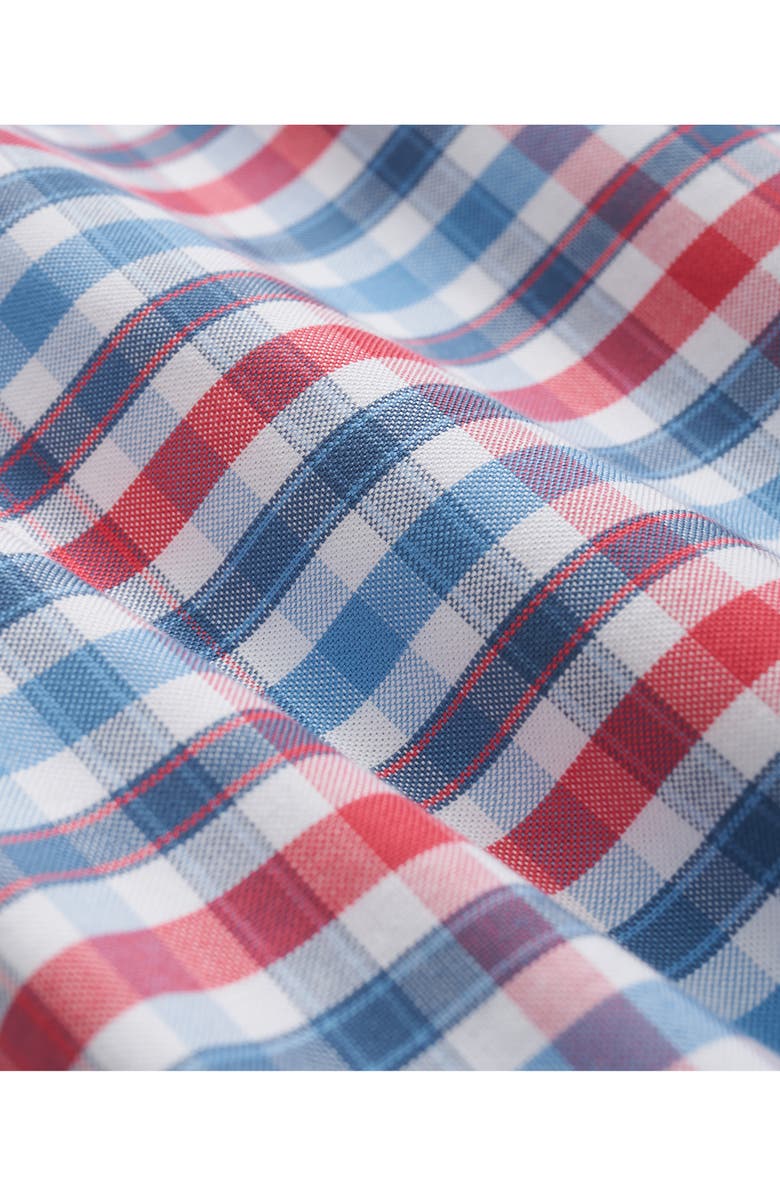 Brooks Brothers Non-Iron Regular Fit Check Stretch Cotton Button-Down Oxford Shirt, Alternate, color,