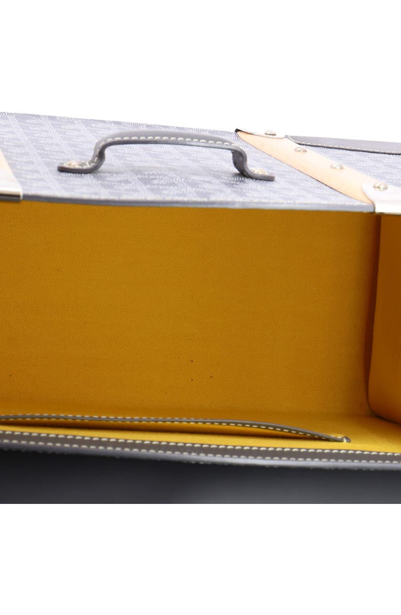 Pre-Owned Goyard Saigon Top Handle Bag Coated Canvas with Leather MM, Alternate, color,